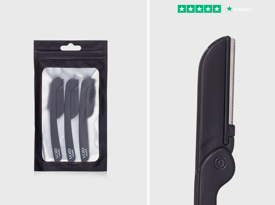 Beard Liners Razor Beard Aligner Razor Set – VOID HOMME
